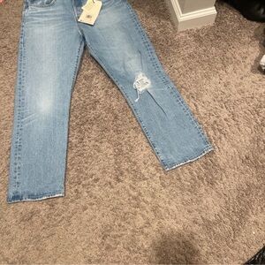 Levi's Light Blue Straight Leg Jeans
